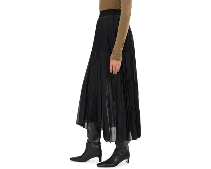 Юбка AllSaints Micaela с плиссировкой и высокой талией