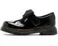Детские туфли Dr. Martens Polley II Bow YS с бантом и застежкой на липучке