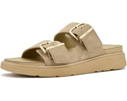 Сандалии FitFlop Gen FF Buckle Two Bar на платформе из замши