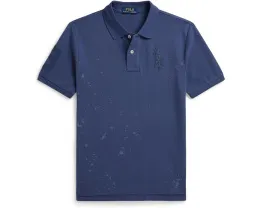 Сетчатая рубашка поло Big Pony Paint-Print от Polo Ralph Lauren для детей