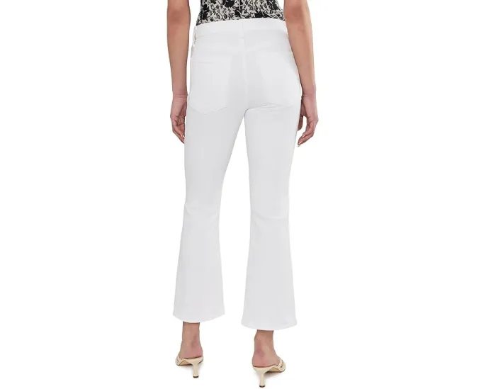 Джинсы Madewell The Stretch Flare Crop с расклешенным низом и укороченной длиной в цвете Tile White