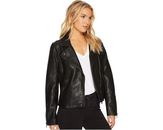 Косуха Blank NYC из искусственной кожи с рельефными швами