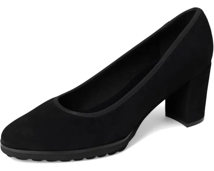 Туфли-лодочки Vaneli Dazzle на устойчивом каблуке из замши