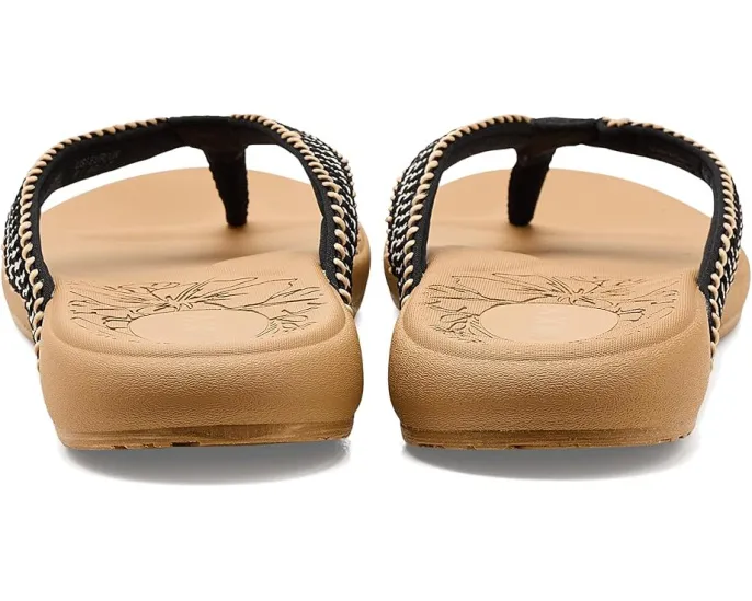 Сандалии Roxy Mellow Lx с мягким полиэстеровым верхом