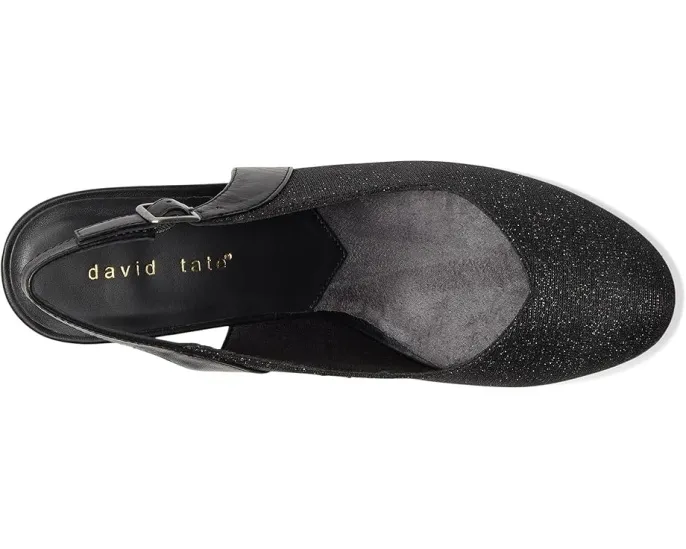 David Tate Туфли-лодочки Avenue с блестками и ремешком на щиколотке