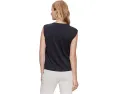 Футболка Sanctuary So Twisted Muscle Tee с открытыми плечами