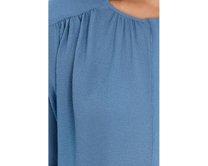 Блузка Vince Camuto с коротким рукавом и сборкой спереди