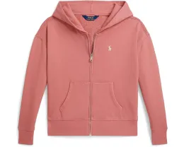 Толстовка с капюшоном Polo Ralph Lauren Kids на молнии из махровой ткани