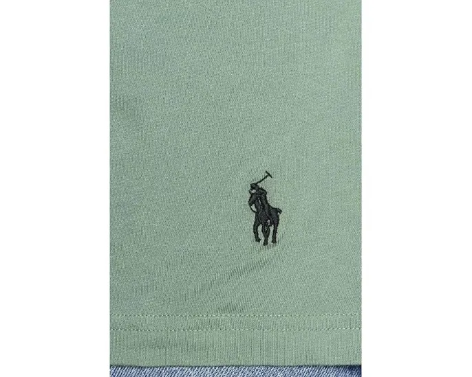 Узкие футболки Polo Ralph Lauren с круглым вырезом для комфортного слоинга