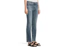 Джинсы AG Jeans Mari с высокой посадкой и прямыми штанинами из эластичной ткани