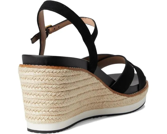 Эспадрильи Cole Haan Cloudfeel Silvee Espadrille Wedges 75mm с перекрестными ремешками
