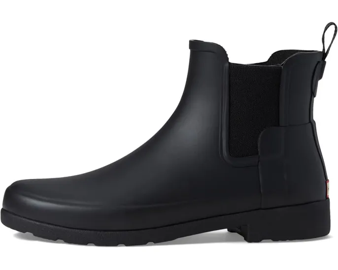 Резиновые полусапоги Hunter Refined Chelsea с эластичными вставками