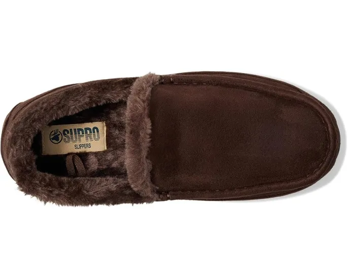 Тапочки-мокасины Deer Stags Spun с искусственным мехом и подошвой для дома и улицы