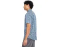 Hurley Lido Stretch Рубашка с коротким рукавом и карманом для очков