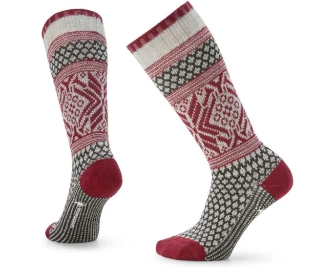 Носки Smartwool Everyday Popcorn Snowflake Pattern Crew с полной амортизацией и узкой посадкой