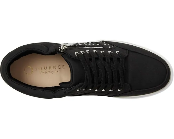 Кроссовки Clarity на платформе с высоким берцем и искусственным мехом Journee Collection