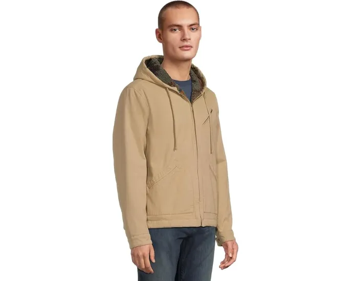 Куртка RVCA Sonora с капюшоном на молнии и подкладкой из шерпи