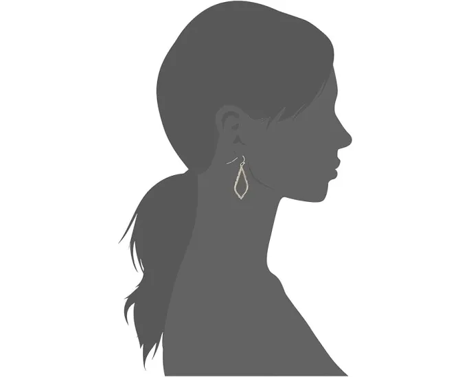 Серьги Sophia от Kendra Scott в форме открытого ромба