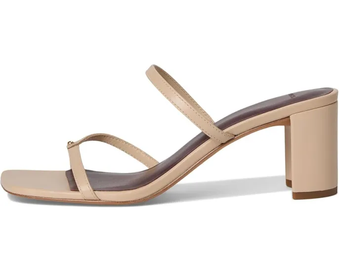 Сандалии Vince Ona с тонкими кожаными ремешками и квадратным носком