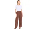 Брюки утилитарные из органического хлопка с высокой талией Eileen Fisher