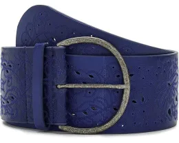 Широкий пояс Free People Laurel с прорезями и вышивкой