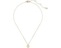 Кулон Kate Spade New York R Pendant в форме сердца с инициалом
