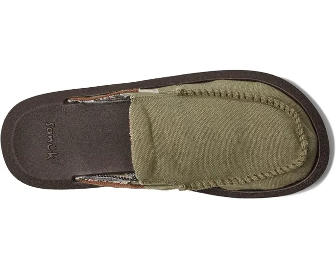 Сланцы Sanuk You Got My Back Soft Top Hemp из конопли с мягким верхом