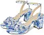 Босоножки на каблуке Blue by Betsey Johnson Brody с цветочным принтом