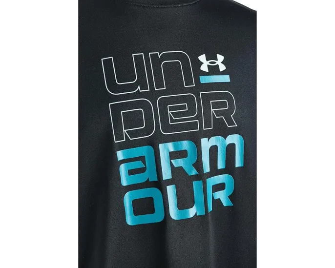 Футболка Under Armour Tech Split Wordmark с коротким рукавом для детей