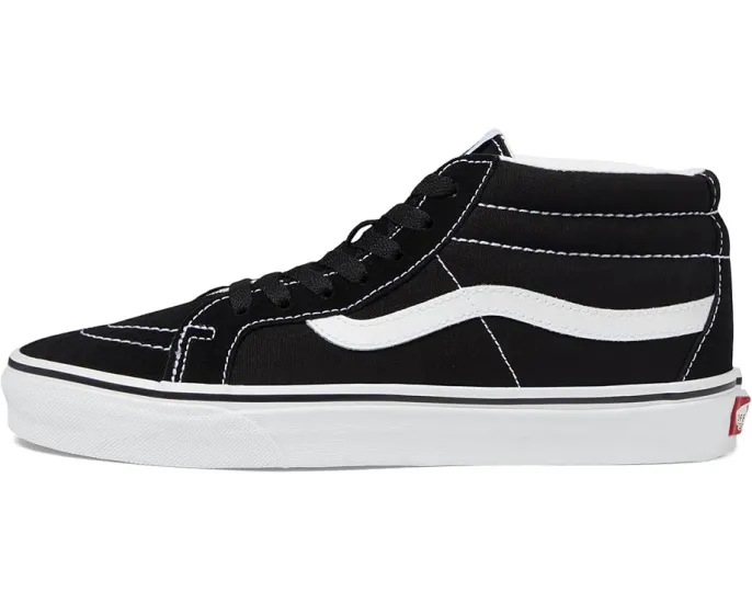 Кроссовки Vans SK8-Mid Reissue с тройной строчкой и подошвой Waffle