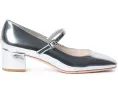 Туфли Lyra Mary Jane от Loeffler Randall серебристого цвета