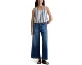 Джинсы AG Jeans Stella с заниженной талией и палаццо в оттенке индиго