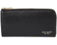 Континентальный кожаный кошелек на молнии Devin Saffiano от Kate Spade New York