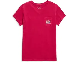 Футболка с коротким рукавом и карманом Vineyard Vines для детей