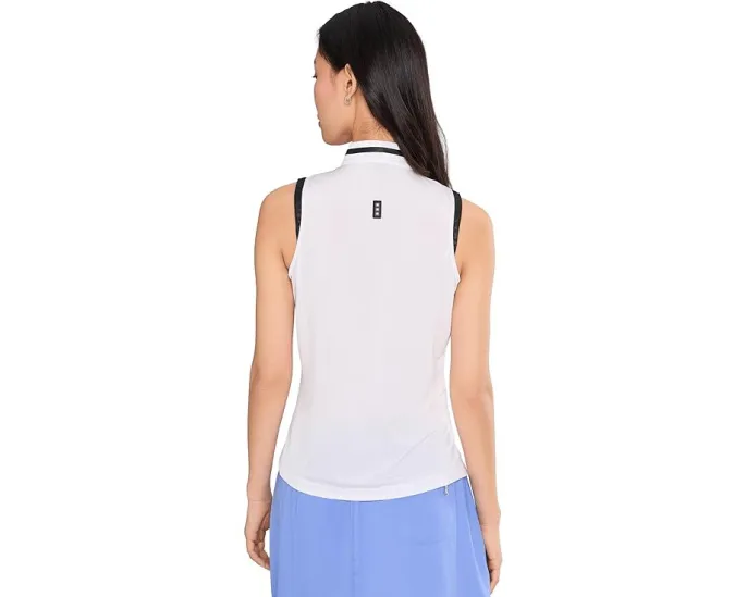 Топ Jamie Sadock без рукавов с воротником стойкой и полумолнией спереди