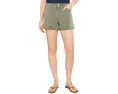 Шорты Paige Olivia в цвете Vintage Ivy Green с высокой посадкой