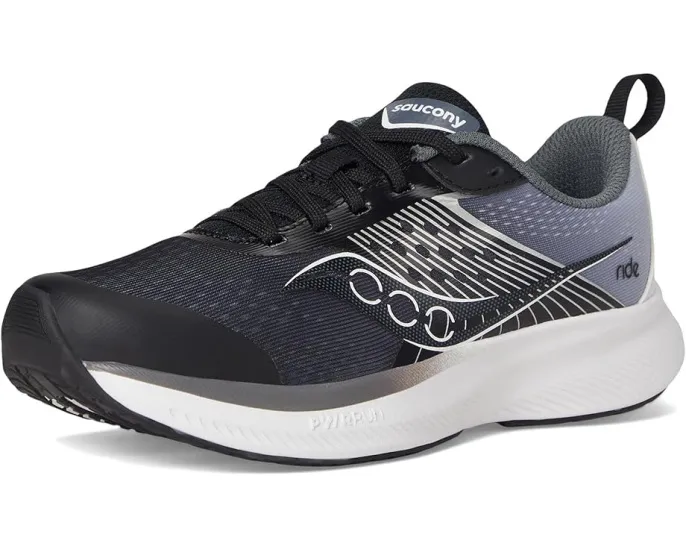 Детские кроссовки Saucony Ride KDZ с амортизацией PWRRUN и петлей на пятке