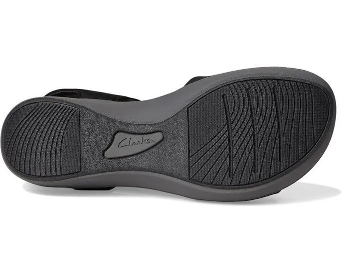 Сандалии Clarks Breeze Rae Sara из мягкого нубука на платформе