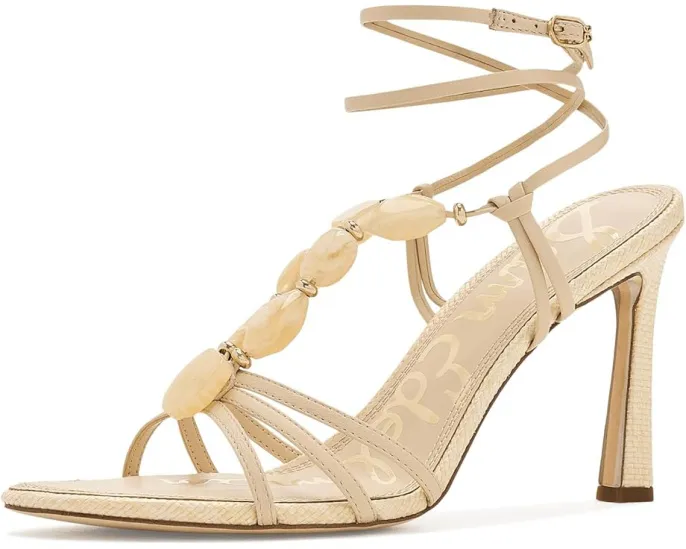 Босоножки Sam Edelman Imani на каблуке с блестящими бусинами