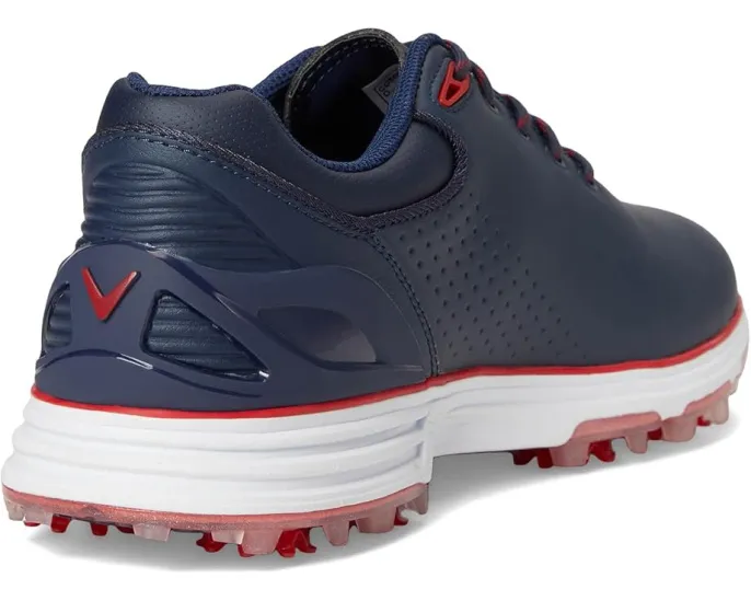 Callaway Newport мужские туфли для гольфа из натуральной кожи с системой шипов FastTwist