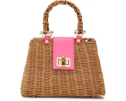 Сумка Lilly Pulitzer с бамбуковой ручкой и ремнем через плечо