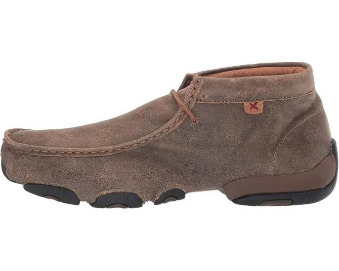 Мокасины Twisted X MDM0003 для вождения с кожаной подошвой и стелькой EVA