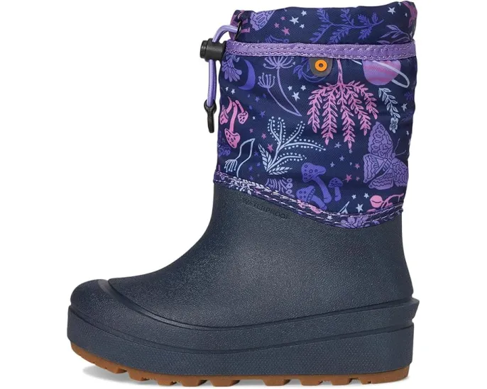 Детские зимние сапоги Bogs Kids Snow Shell с принтом космический лес и водонепроницаемым верхом