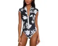 Купальник Seafolly Mayflower с рукавом летучая мышь и застежкой-молнией