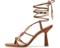 Босоножки Majorca Wrap Sandals 85 на шпильке с запахом и разноцветными камнями