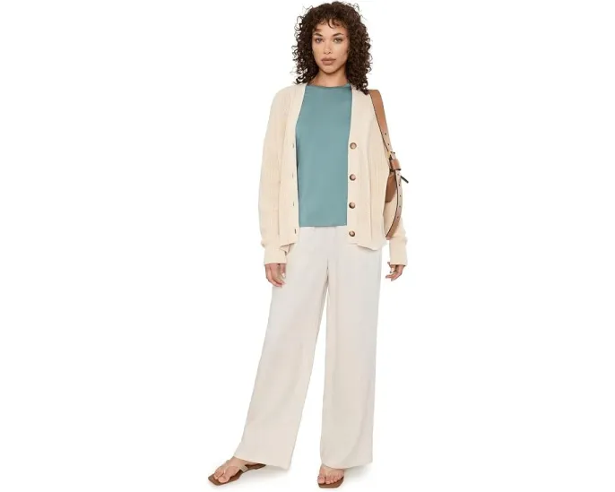 Футболка Eileen Fisher из органического пима хлопка с круглым вырезом