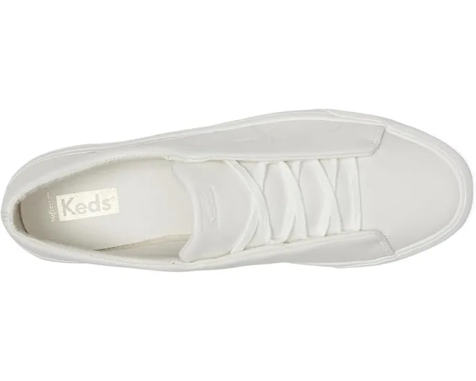 Обувь Keds Remi Leather Slip On из кожи с декоративной шнуровкой