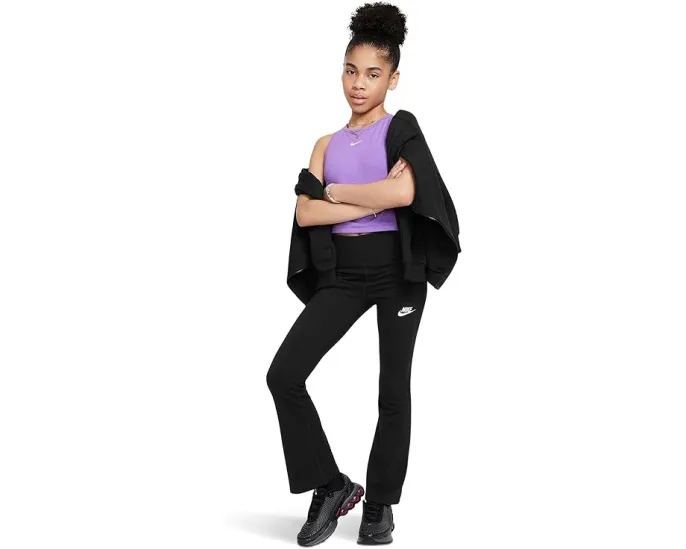 Леггинсы Nike Kids Sportswear Classic с завышенной талией и расклешенными штанинами