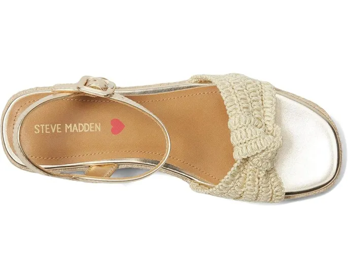 Детские сандалии Cookie на платформе с ремешком на щиколотке Steve Madden Kids