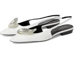 Босоножки Patos Slingback от Tory Burch на квадратном каблуке